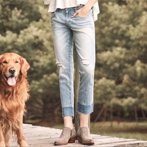 Anthropologie Pilcro And The Letterpress Slim Boyfriend Fit Jeans Size 30